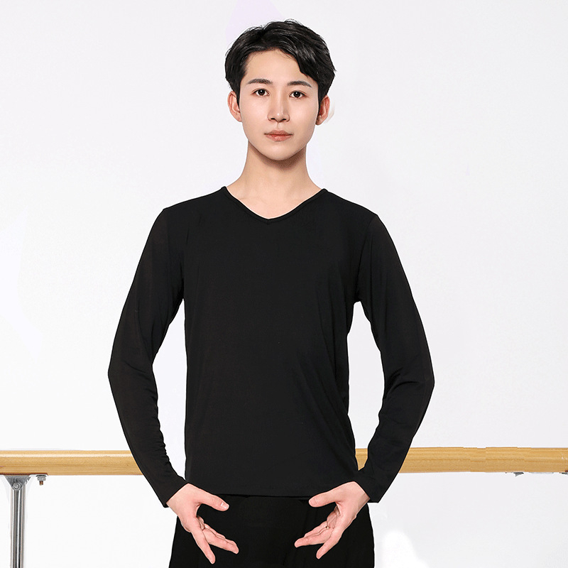 Σετ χορού για άνδρες – χαλαρό σετ κορυφής και παντελονιών για μοντέρνους, λατινικούς και λαϊκούς χορούς – ύφασμα Corduroy, σύνθεση: Λινό