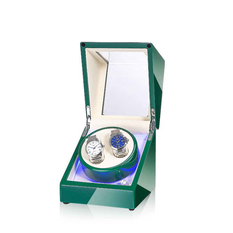 Automata mechanikus órák feltekerő doboza | Modell SVC2000, MDF piano felülettel, kézi csiszolás és polírozás