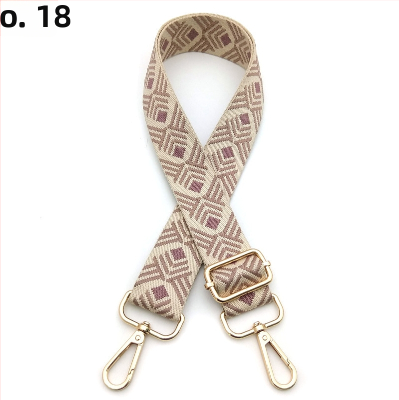 Podešivi remen za torbu s romboidnim šivom, lagani luksuz, za nošenje na ramenu ili crossbody