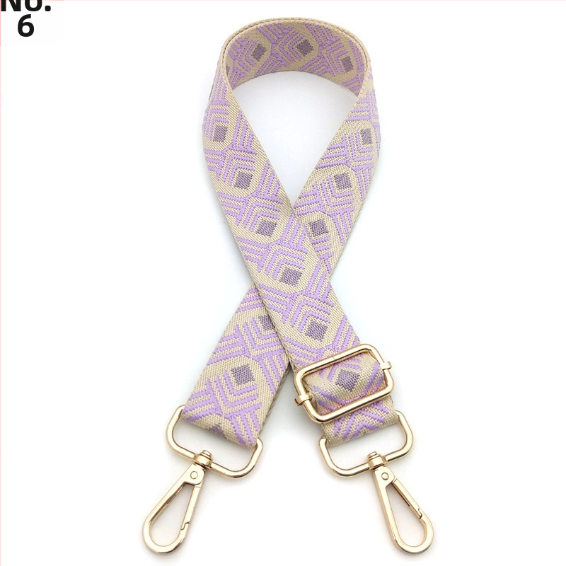 Podešivi remen za torbu s romboidnim šivom, lagani luksuz, za nošenje na ramenu ili crossbody