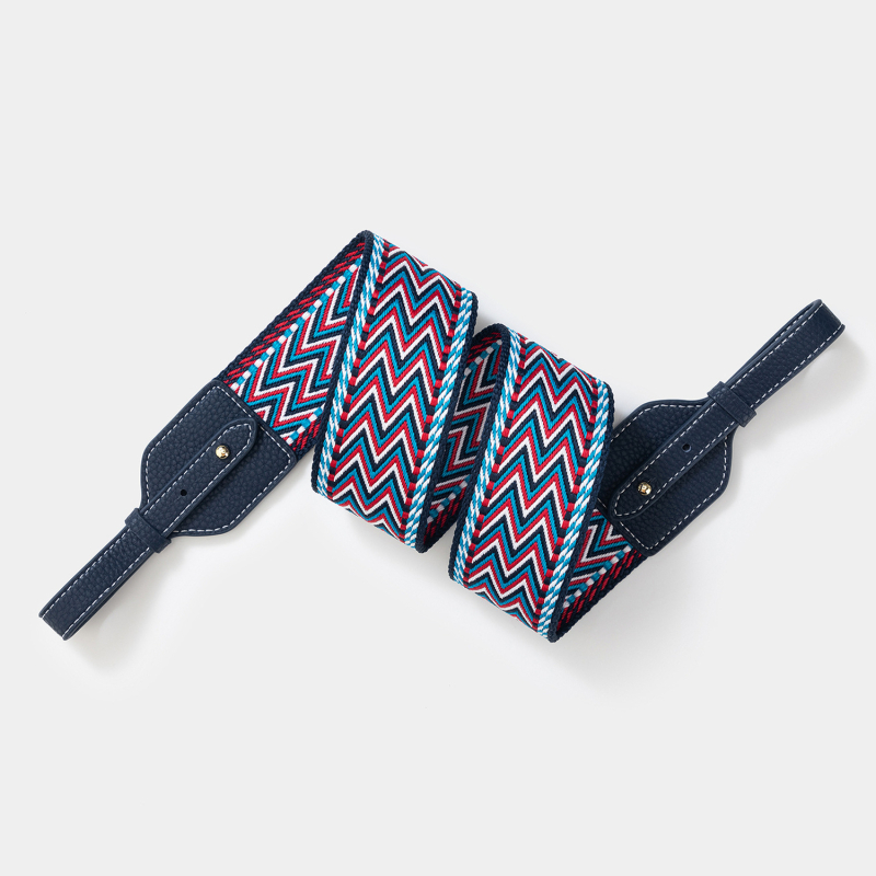 Remen za torbu / ramenski remen, poliesterski, prugasti uzorak, minimalistički i luksuzni stil, proljetno izdanje 2025