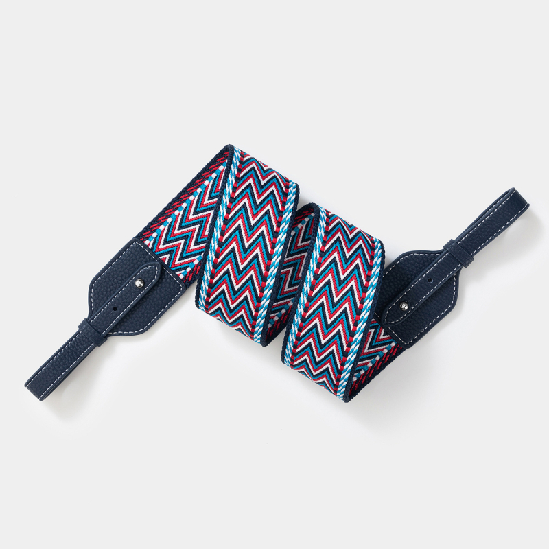 Remen za torbu / ramenski remen, poliesterski, prugasti uzorak, minimalistički i luksuzni stil, proljetno izdanje 2025