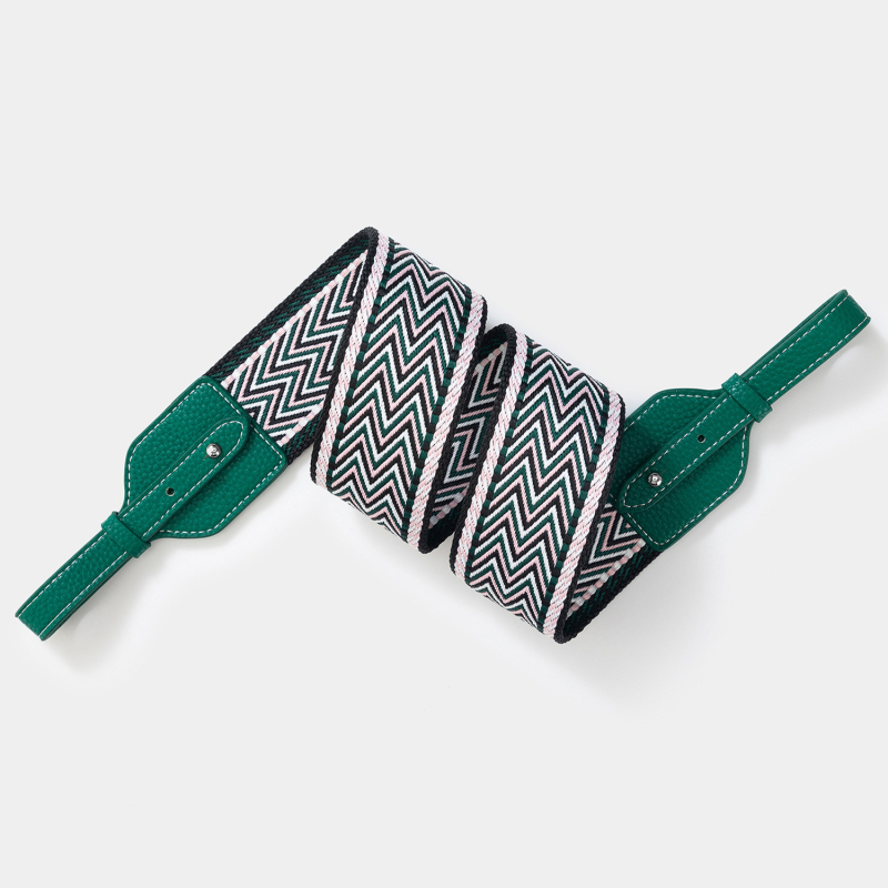 Remen za torbu / ramenski remen, poliesterski, prugasti uzorak, minimalistički i luksuzni stil, proljetno izdanje 2025