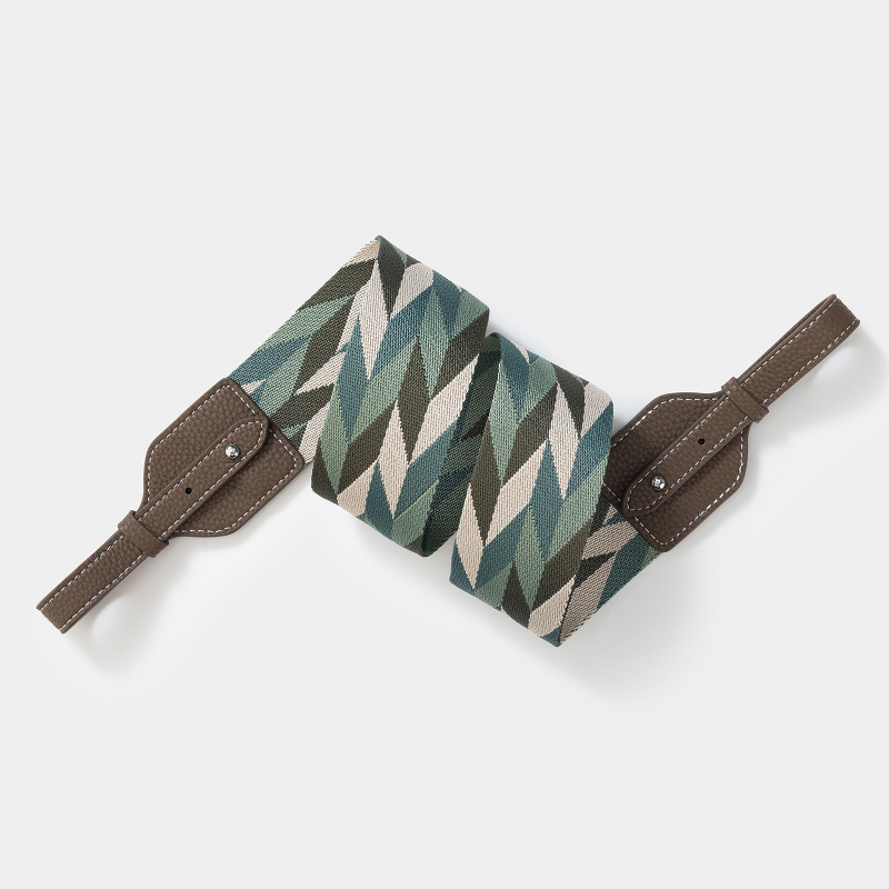 Remen za torbu - pleteni široki ramenski remen, poliester, prugasti uzorak, izuzetno lagan, otporan na habanje