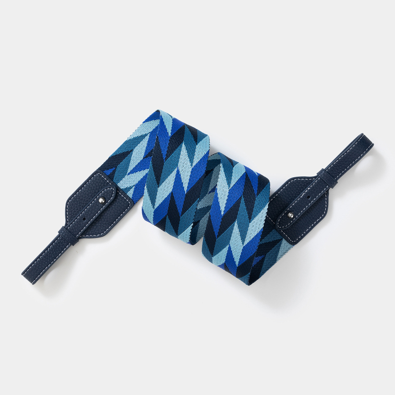 Remen za torbu - pleteni široki ramenski remen, poliester, prugasti uzorak, izuzetno lagan, otporan na habanje