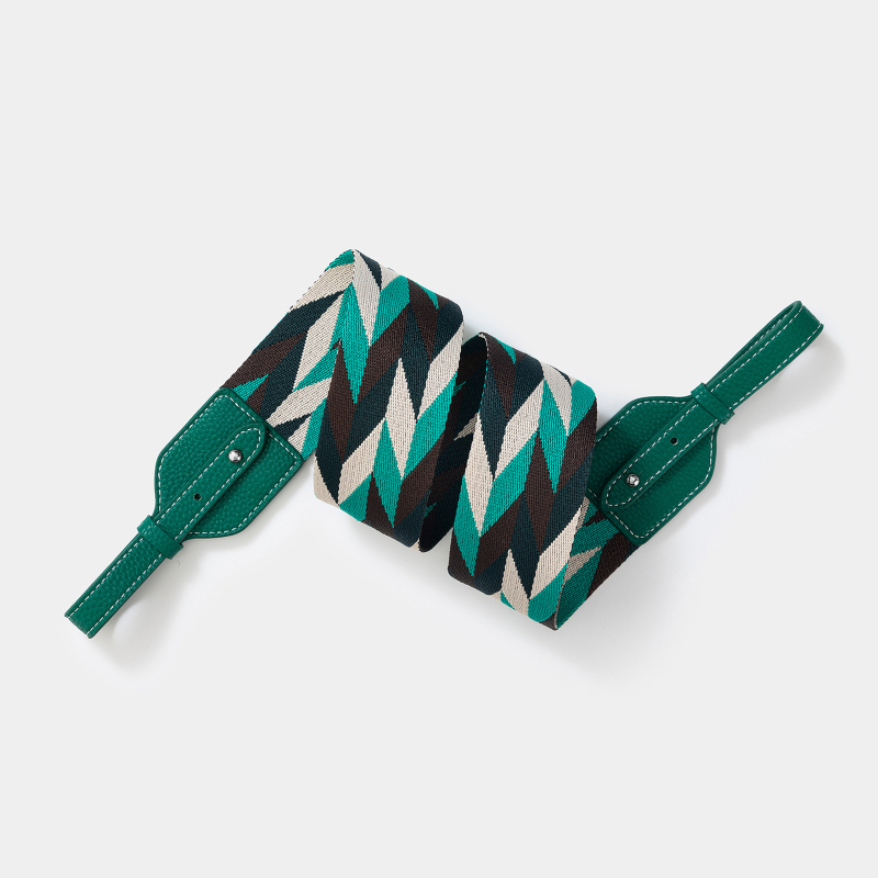 Remen za torbu - pleteni široki ramenski remen, poliester, prugasti uzorak, izuzetno lagan, otporan na habanje