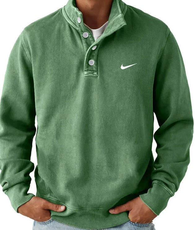 Vīriešu brīvā piegriezuma džemperis ar drukātu rakstu, garas piedurknes, 99% poliesters, digitālā druka, 3D kabata