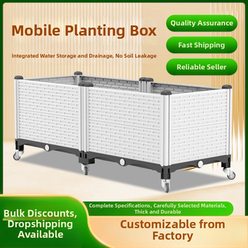 Plastmasas puķu pods ar nordiska stila, piemērots grīdai, injekcijas veidots, elpojošs un izturīgs