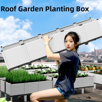 Plastmasas puķu pods ar nordiska stila, piemērots grīdai, injekcijas veidots, elpojošs un izturīgs