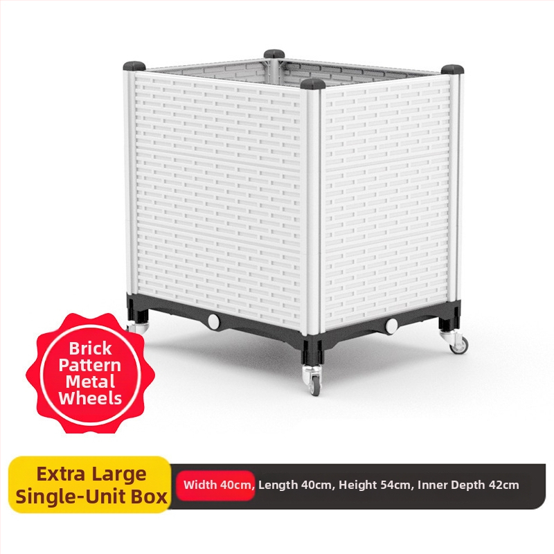 Plastmasas puķu pods ar nordiska stila, piemērots grīdai, injekcijas veidots, elpojošs un izturīgs