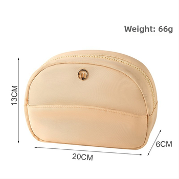 Nailoninė kosmetinė rankinė, atspari vandeniui, kvėpuojanti, daugiafunkcinė, su užtrauktuku