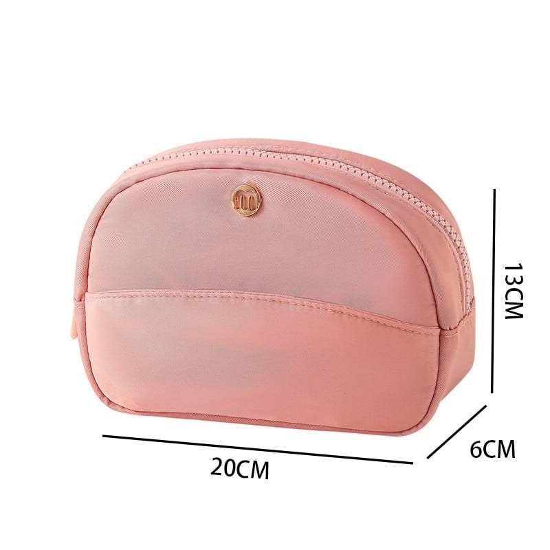 Nailoninė kosmetinė rankinė, atspari vandeniui, kvėpuojanti, daugiafunkcinė, su užtrauktuku