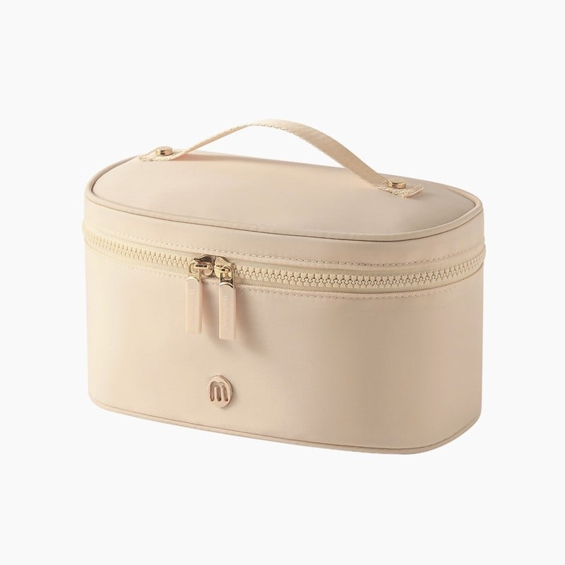 Nailoninė kosmetinė rankinė, atspari vandeniui, kvėpuojanti, daugiafunkcinė, su užtrauktuku