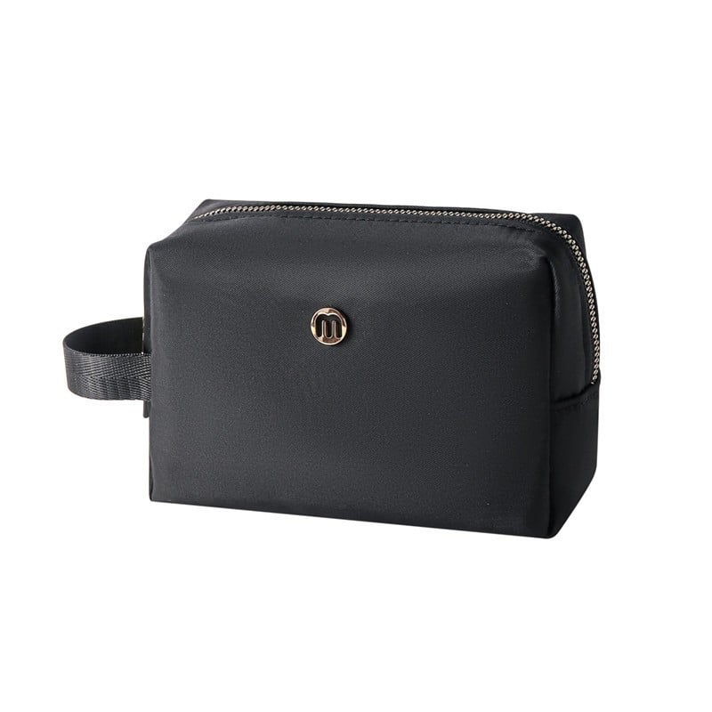 Nailoninė kosmetinė rankinė, atspari vandeniui, kvėpuojanti, daugiafunkcinė, su užtrauktuku