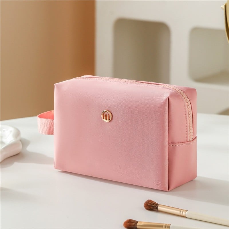 Nailoninė kosmetinė rankinė, atspari vandeniui, kvėpuojanti, daugiafunkcinė, su užtrauktuku