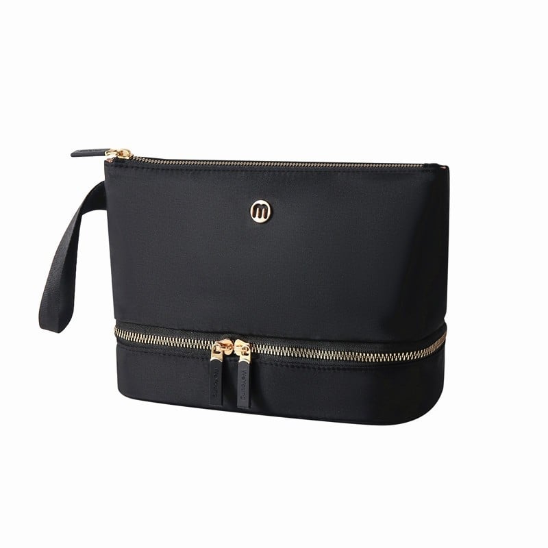 Nailoninė kosmetinė rankinė, atspari vandeniui, kvėpuojanti, daugiafunkcinė, su užtrauktuku