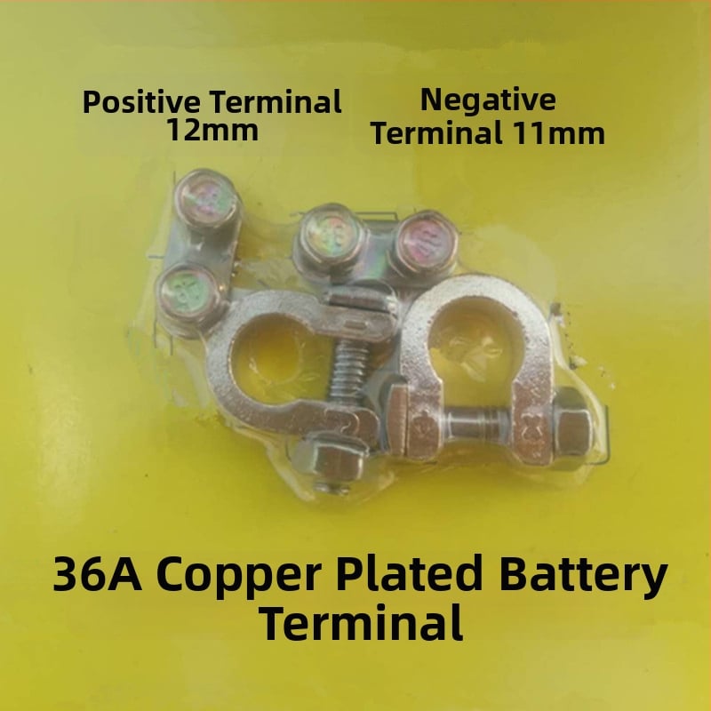 Baterijos terminalo jungtis – gryno vario laikiklis automobilių akumuliatoriui, Modelis 1, Prekės ženklas Lanyi