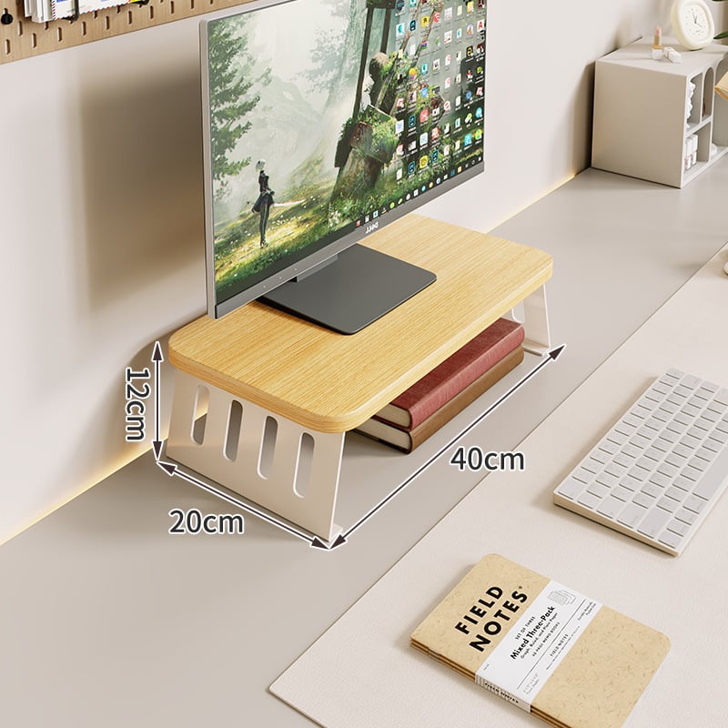 Kompiuterio monitoriaus pakėlėjas su staliniu saugojimo dėklu, iš anglies plieno, tinkamas darbastalio ekranams/notebook, stalinis stilius, modelis 2325597419016389120, prekinis ženklas Mugg