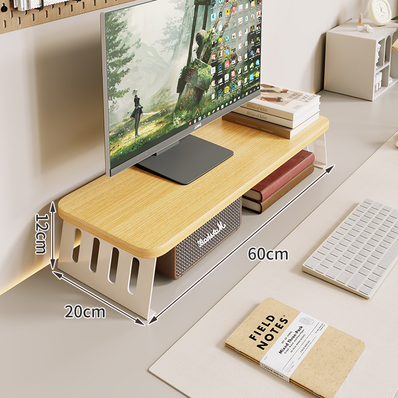 Kompiuterio monitoriaus pakėlėjas su staliniu saugojimo dėklu, iš anglies plieno, tinkamas darbastalio ekranams/notebook, stalinis stilius, modelis 2325597419016389120, prekinis ženklas Mugg