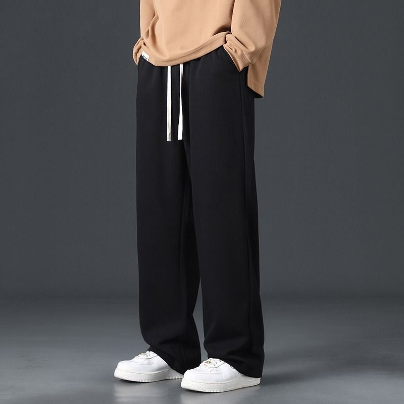 Vyrinės kelnės su fliso pamušalu, tiesus kirpimas, aukštas liemuo, tankus audinys, kvėpuojanti bambuko pluošto ir poliesterio mišinio