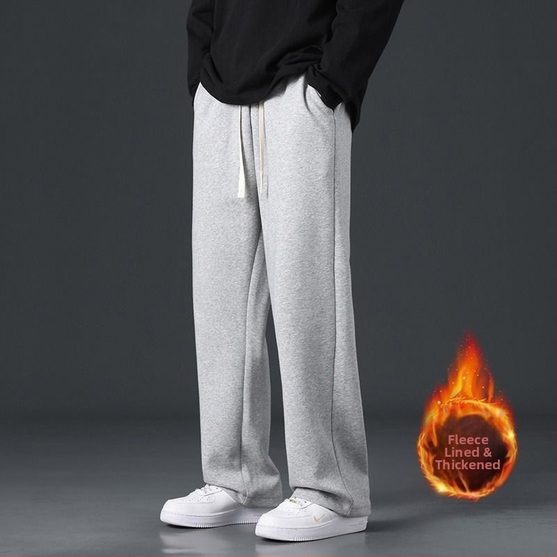 Vyrinės kelnės su fliso pamušalu, tiesus kirpimas, aukštas liemuo, tankus audinys, kvėpuojanti bambuko pluošto ir poliesterio mišinio