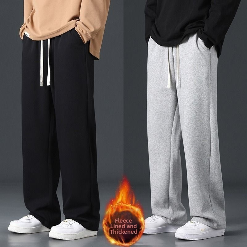 Vyrinės kelnės su fliso pamušalu, tiesus kirpimas, aukštas liemuo, tankus audinys, kvėpuojanti bambuko pluošto ir poliesterio mišinio