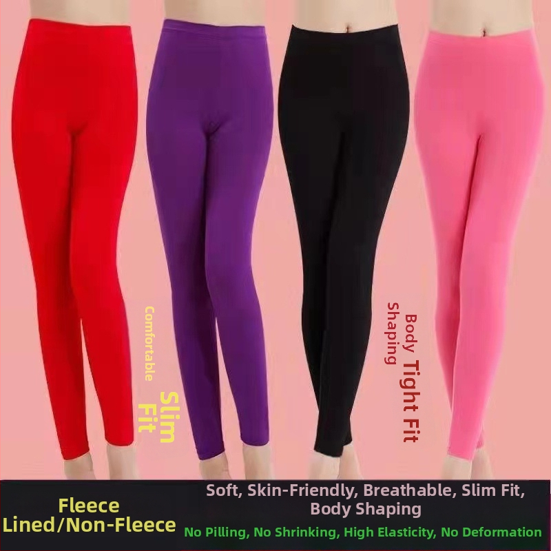 Ženske termalne capri hlače, visokog struka, oblikovanje tijela, mješavina spandexa i lycra, poliester, srednja težina