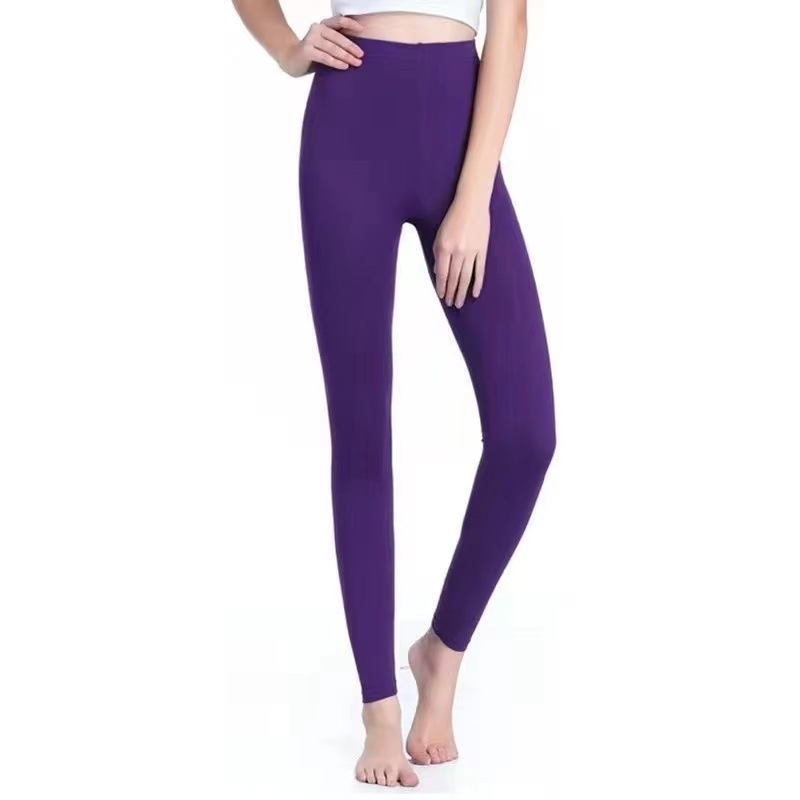 Ženske termalne capri hlače, visokog struka, oblikovanje tijela, mješavina spandexa i lycra, poliester, srednja težina