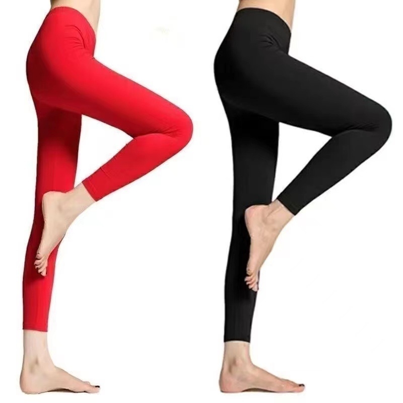 Ženske termalne capri hlače, visokog struka, oblikovanje tijela, mješavina spandexa i lycra, poliester, srednja težina