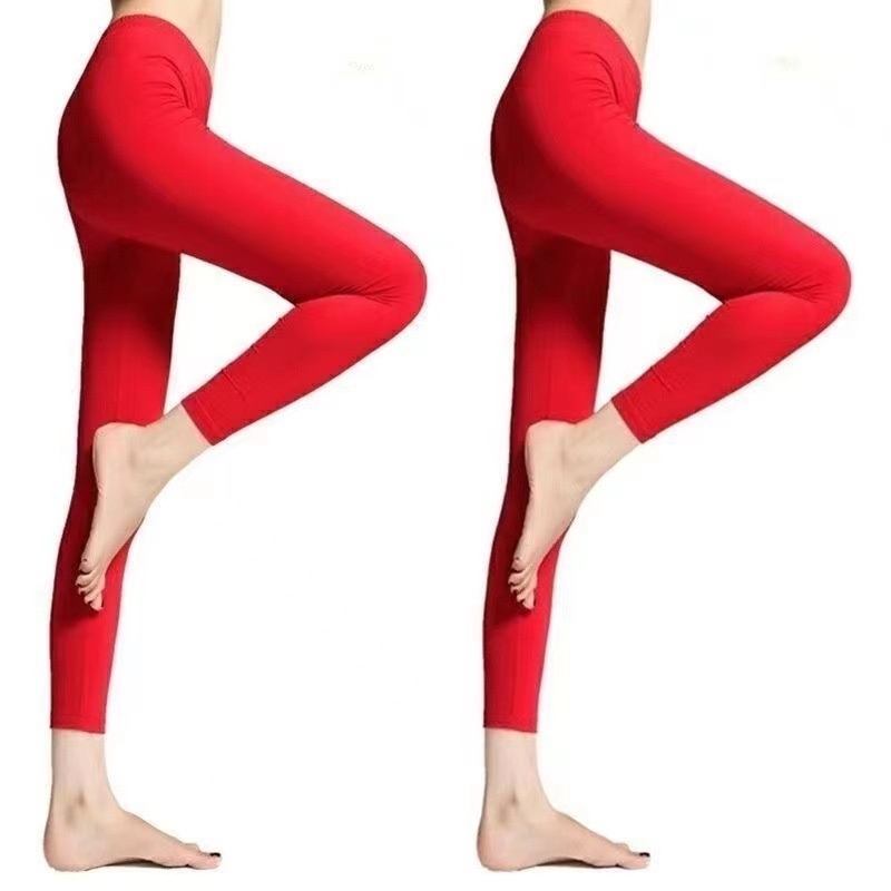 Ženske termalne capri hlače, visokog struka, oblikovanje tijela, mješavina spandexa i lycra, poliester, srednja težina