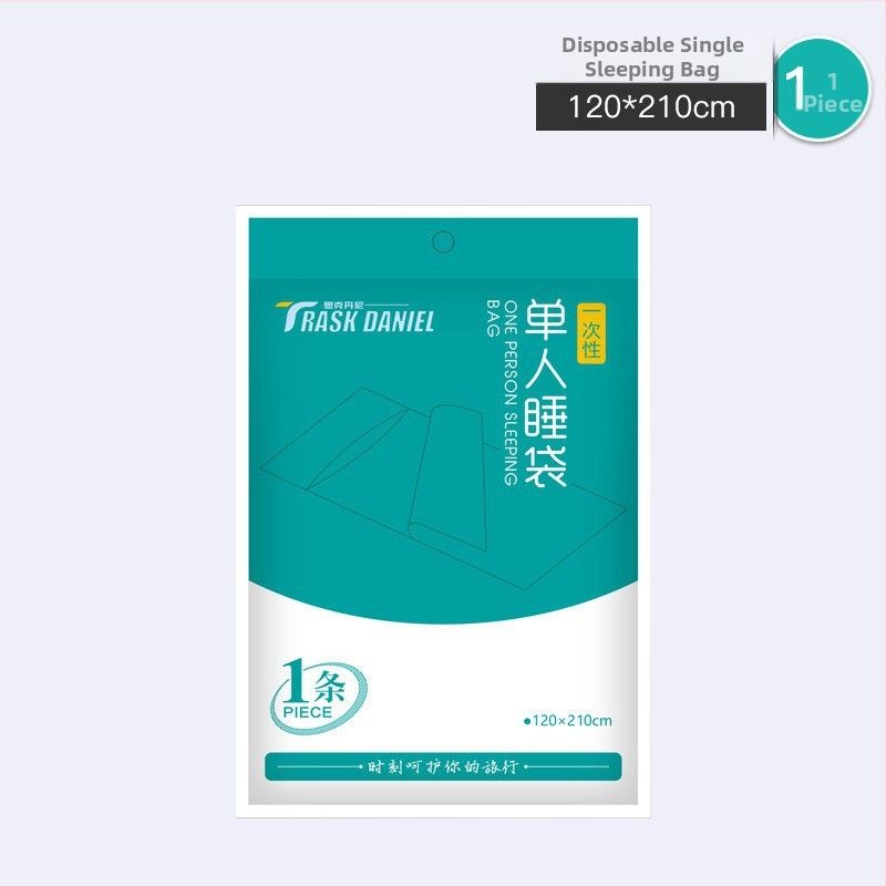 Vienkartinis kelioninis patalynės komplektas, 4 dalių: paklodė, antklodės užvalkalas, pagalvių užvalkalai; nepluošto audinys, pakuotė 1000 vnt., prekės kodas 19314254983
