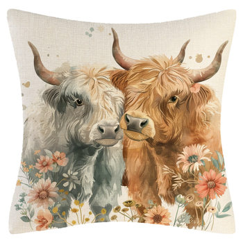 Párnahuzat pamut-len keverékből, geometriai minta, nyomtatás és varrás, modern minimalist stílus, testreszabható, csomagolás 10 db