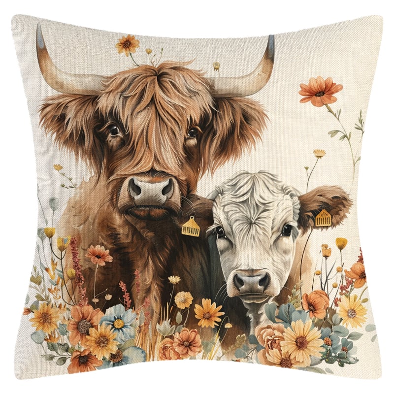 Párnahuzat pamut-len keverékből, geometriai minta, nyomtatás és varrás, modern minimalist stílus, testreszabható, csomagolás 10 db