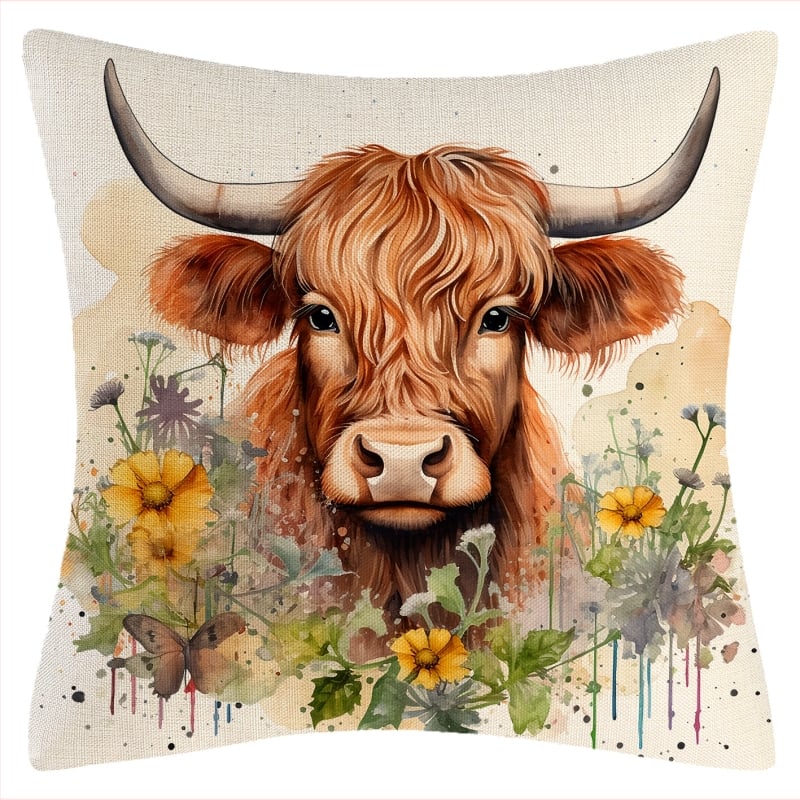 Párnahuzat pamut-len keverékből, geometriai minta, nyomtatás és varrás, modern minimalist stílus, testreszabható, csomagolás 10 db