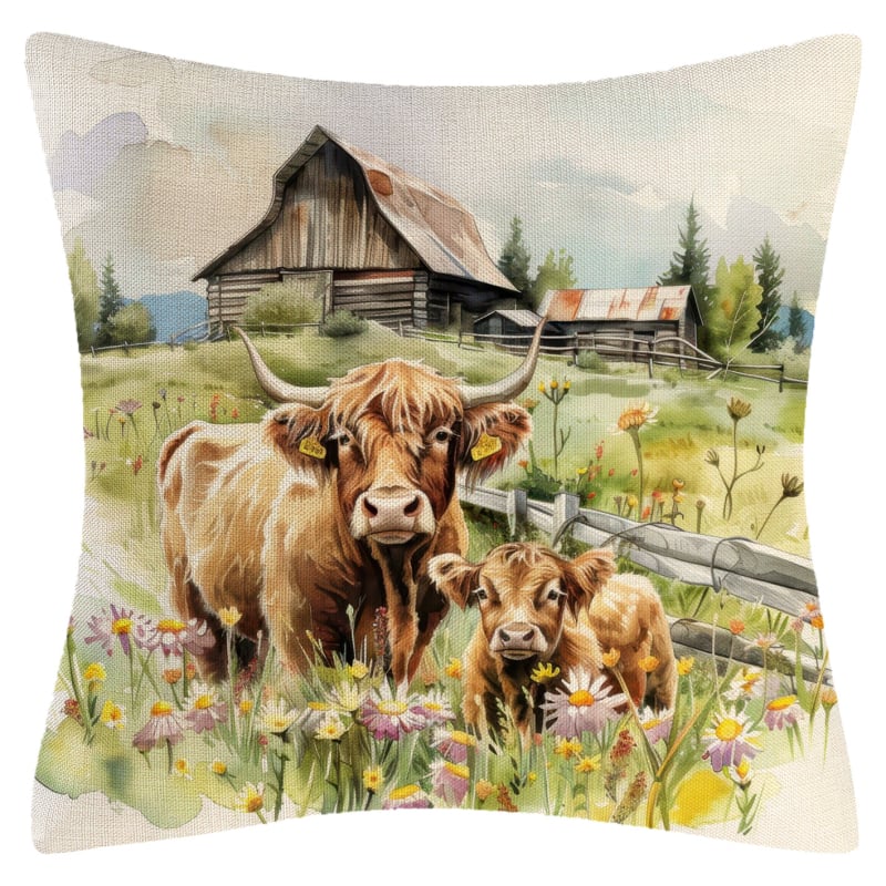 Párnahuzat pamut-len keverékből, geometriai minta, nyomtatás és varrás, modern minimalist stílus, testreszabható, csomagolás 10 db