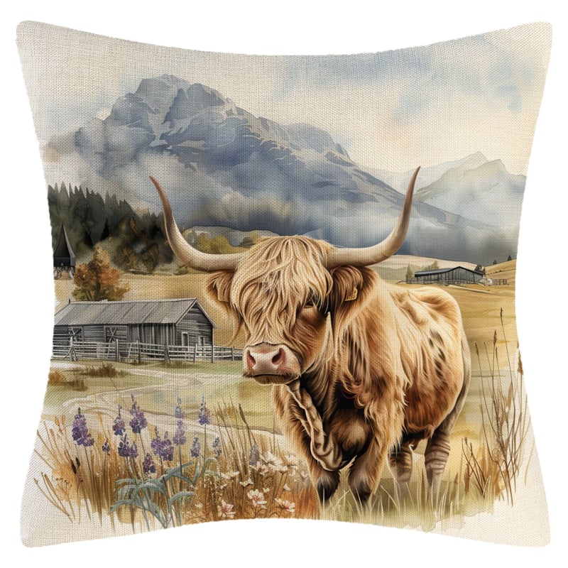 Párnahuzat pamut-len keverékből, geometriai minta, nyomtatás és varrás, modern minimalist stílus, testreszabható, csomagolás 10 db