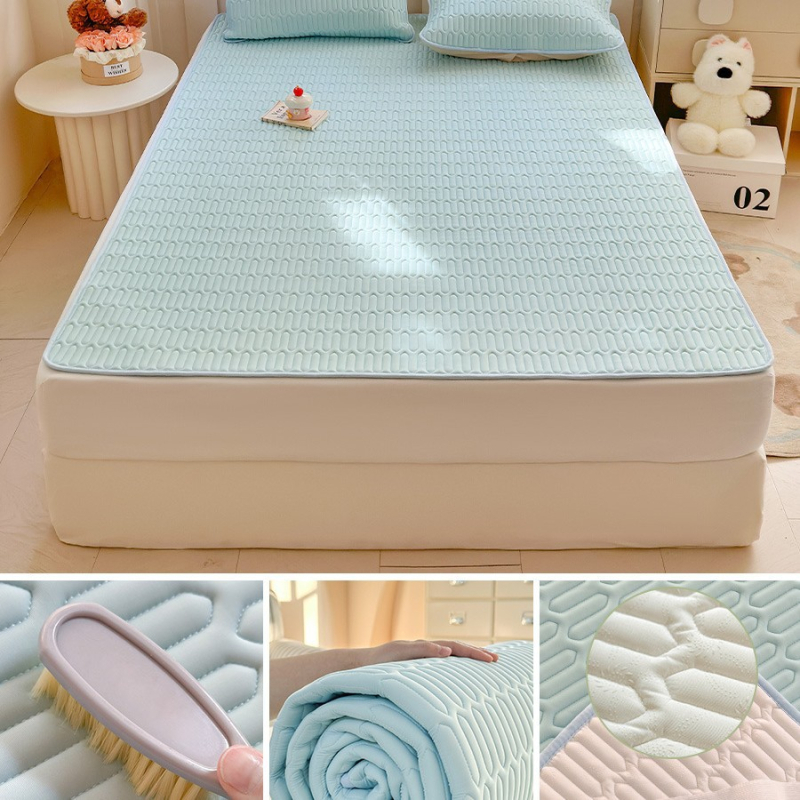 Krevetni prekrivač quiltan od poliestera s elastanom, reaktivno bojenje, 2–2,5 kg, moderni minimalistički stil