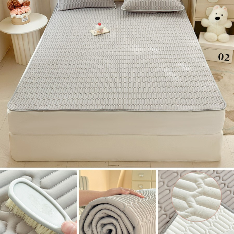Krevetni prekrivač quiltan od poliestera s elastanom, reaktivno bojenje, 2–2,5 kg, moderni minimalistički stil