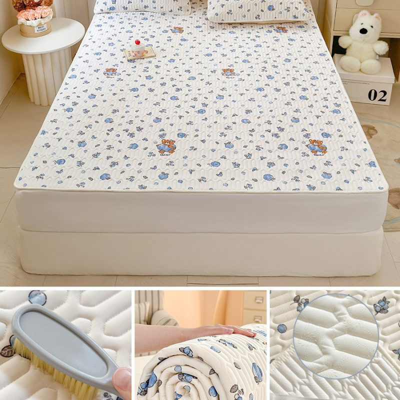 Krevetni prekrivač quiltan od poliestera s elastanom, reaktivno bojenje, 2–2,5 kg, moderni minimalistički stil