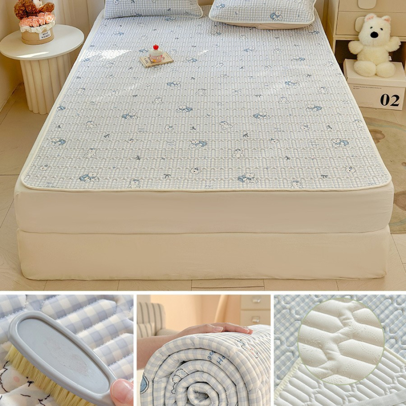 Krevetni prekrivač quiltan od poliestera s elastanom, reaktivno bojenje, 2–2,5 kg, moderni minimalistički stil