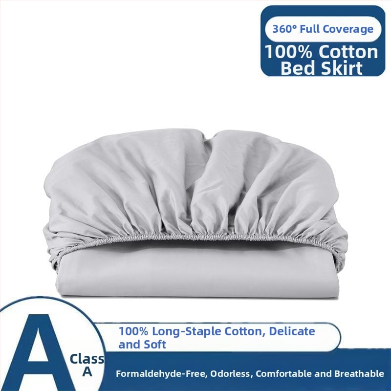 Pamut twill ágyneműhuzat és matracvédő – csúszásmentes, teljes lefedettség, porvédelem, egyszerű stílus