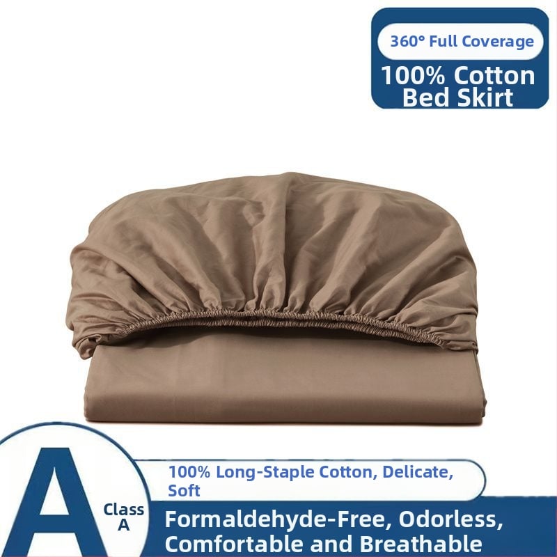 Pamut twill ágyneműhuzat és matracvédő – csúszásmentes, teljes lefedettség, porvédelem, egyszerű stílus