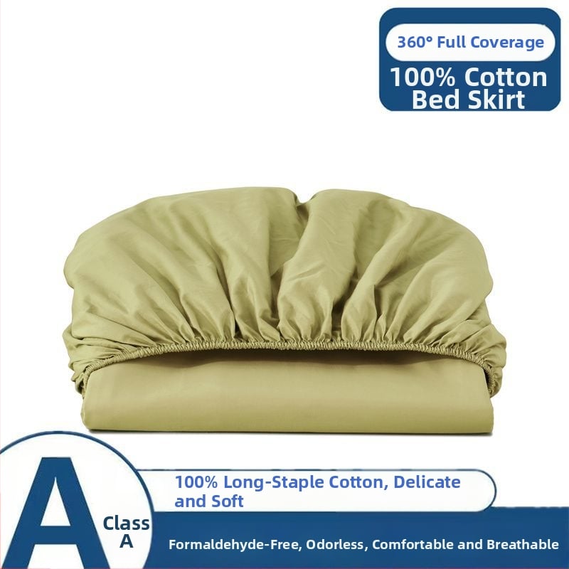 Pamut twill ágyneműhuzat és matracvédő – csúszásmentes, teljes lefedettség, porvédelem, egyszerű stílus