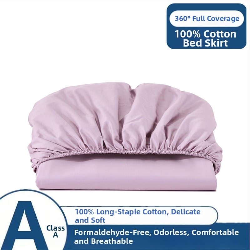 Pamut twill ágyneműhuzat és matracvédő – csúszásmentes, teljes lefedettség, porvédelem, egyszerű stílus