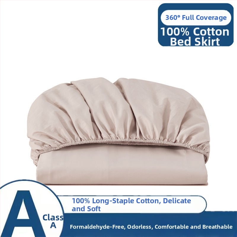 Pamut twill ágyneműhuzat és matracvédő – csúszásmentes, teljes lefedettség, porvédelem, egyszerű stílus