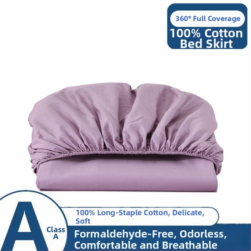 Pamut twill ágyneműhuzat és matracvédő – csúszásmentes, teljes lefedettség, porvédelem, egyszerű stílus