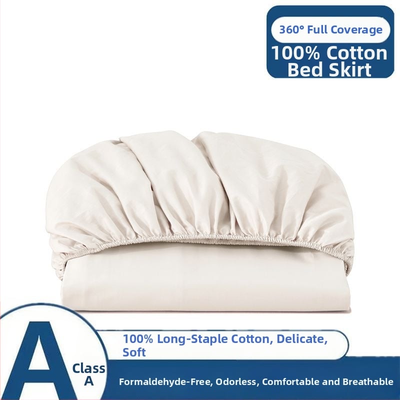 Pamut twill ágyneműhuzat és matracvédő – csúszásmentes, teljes lefedettség, porvédelem, egyszerű stílus