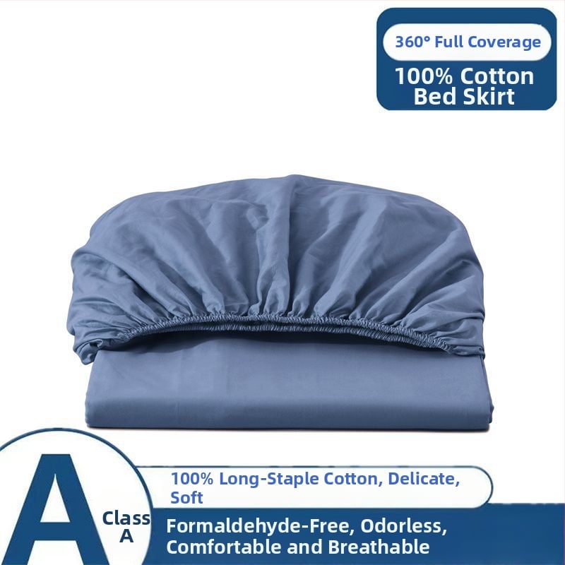 Pamut twill ágyneműhuzat és matracvédő – csúszásmentes, teljes lefedettség, porvédelem, egyszerű stílus