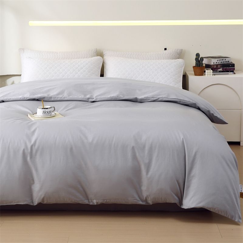 Калъф за завивка от чист дълговлакнист памук, твил плат, реактивно боядисване, 60s прежда