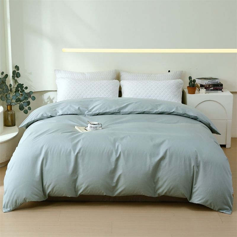 Калъф за завивка от чист дълговлакнист памук, твил плат, реактивно боядисване, 60s прежда